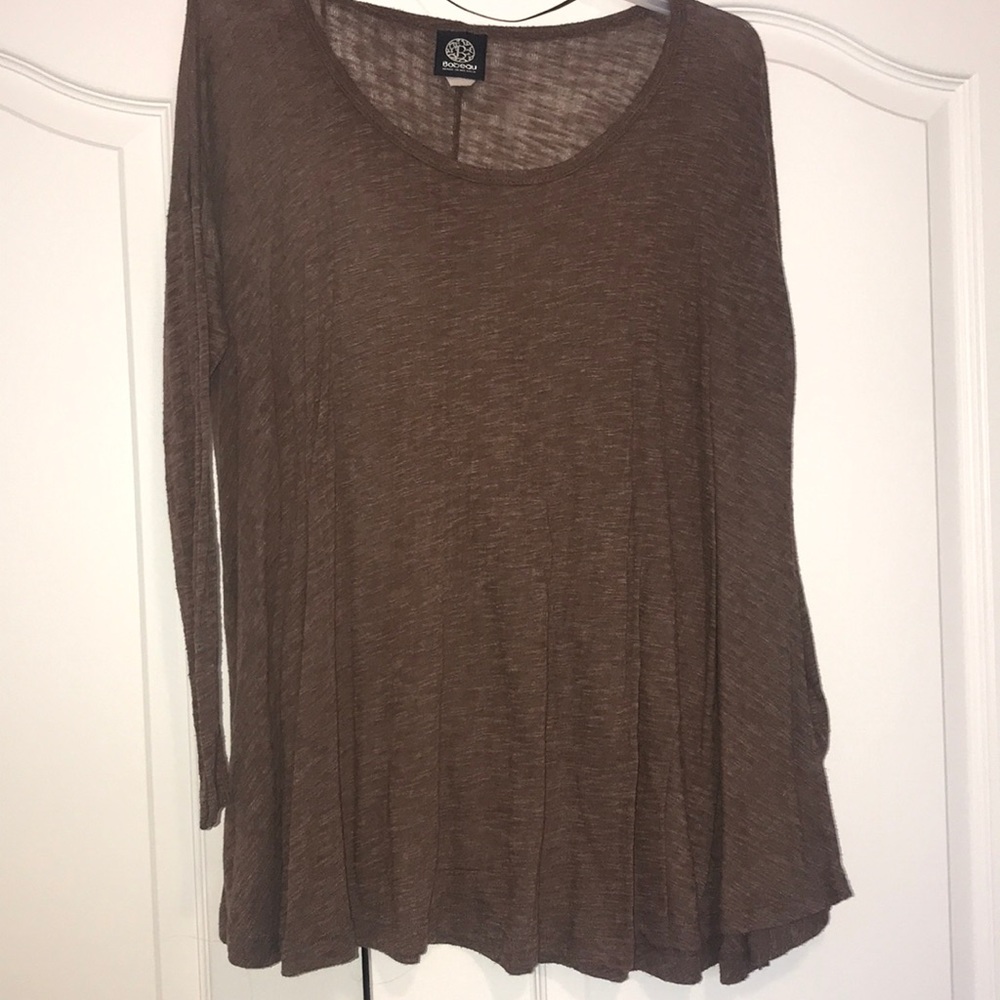 Simple brown blouse